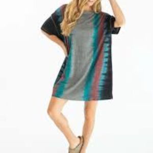 Natural Life Multicolor Tie-Dye T-Shirt dress